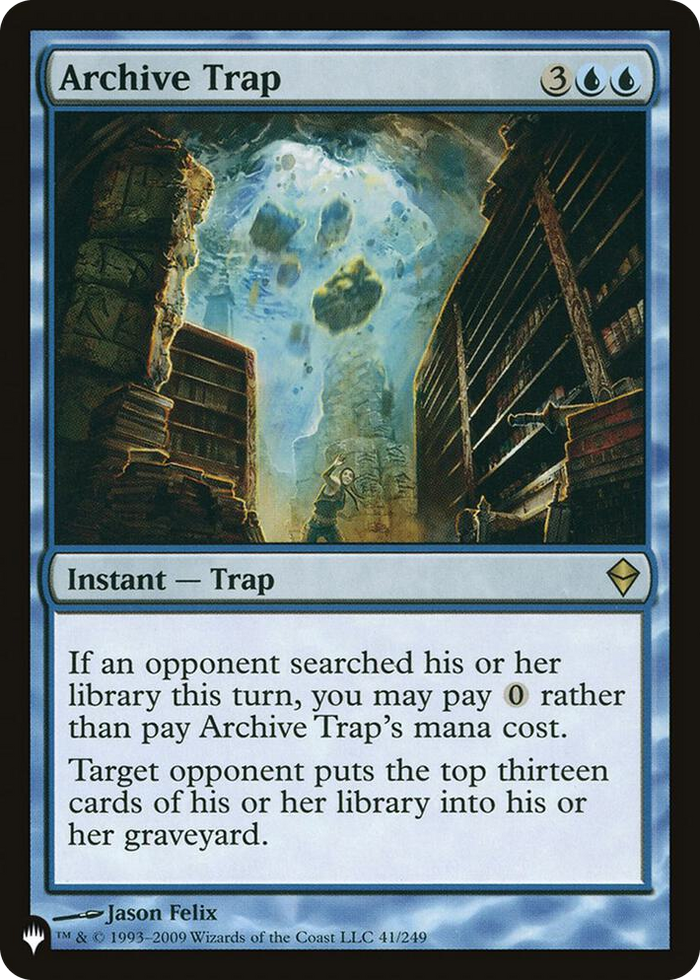 Archive Trap #41 R - The List Reprints Pokemon card