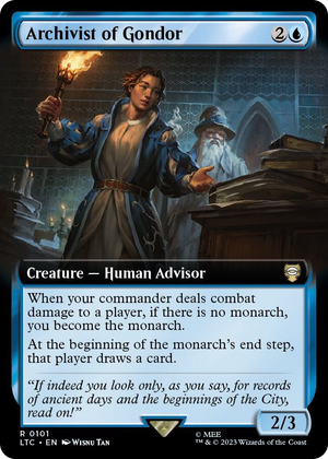0101 Archivist of Gondor (Extended Art) R Commander: The Lord of the Rings: Tales of Middle-earth