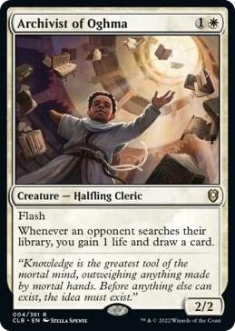 Archivist of Oghma #4 R - Commander Legends: Battle for Baldur's Gate Pokemon card