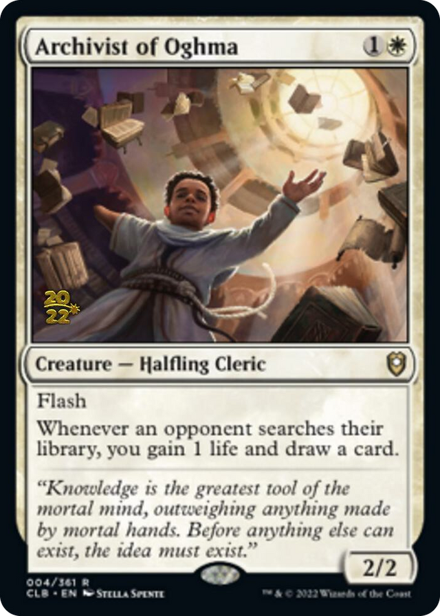 0004 Archivist of Oghma R Prerelease Cards