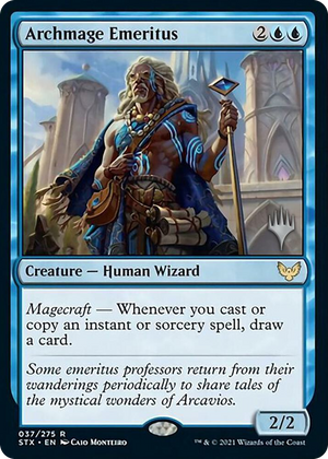 0037 Archmage Emeritus R Promo Pack: Strixhaven