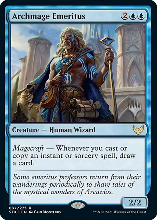0037 Archmage Emeritus R Promo Pack: Strixhaven