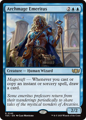 0145 Archmage Emeritus R Commander: Tarkir: Dragonstorm