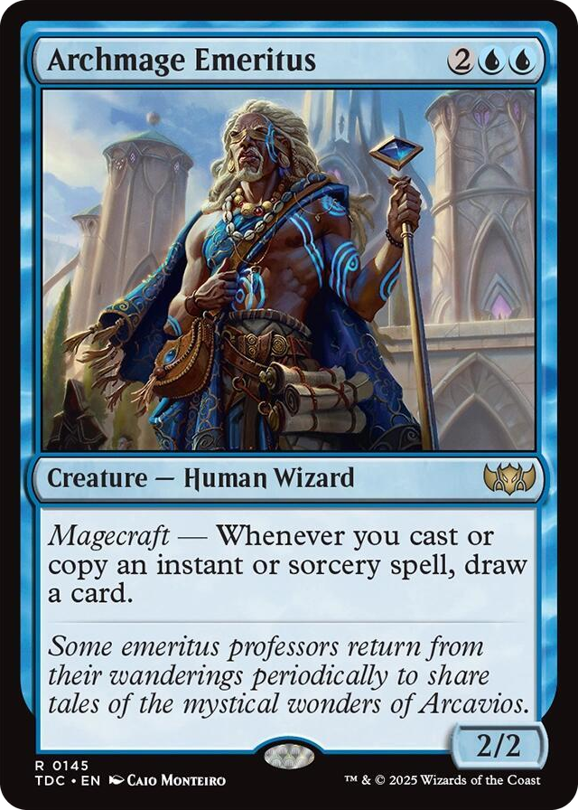 0145 Archmage Emeritus R Commander: Tarkir: Dragonstorm