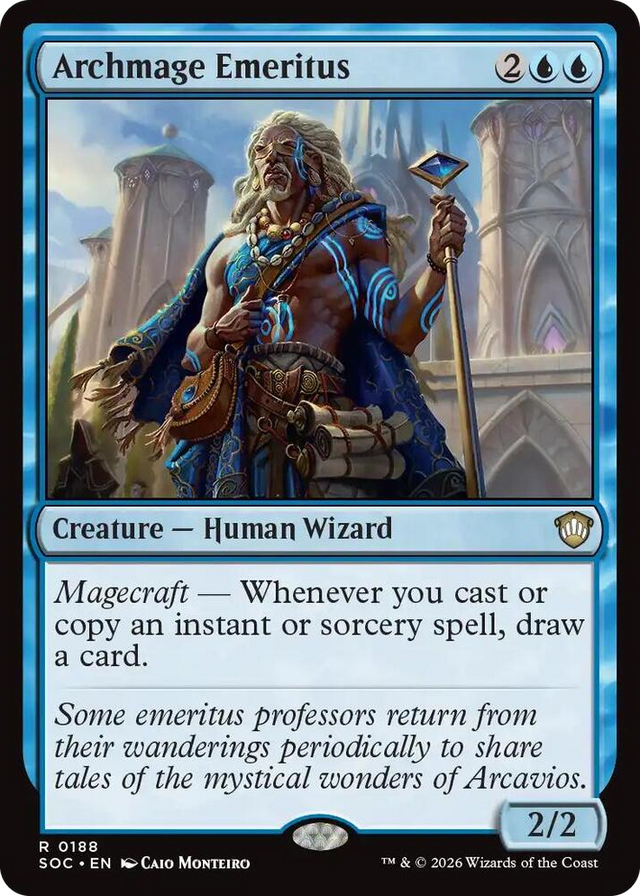 0188 Archmage Emeritus R Commander: Secrets of Strixhaven