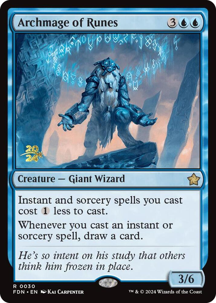 0030 Archmage of Runes R Prerelease Cards