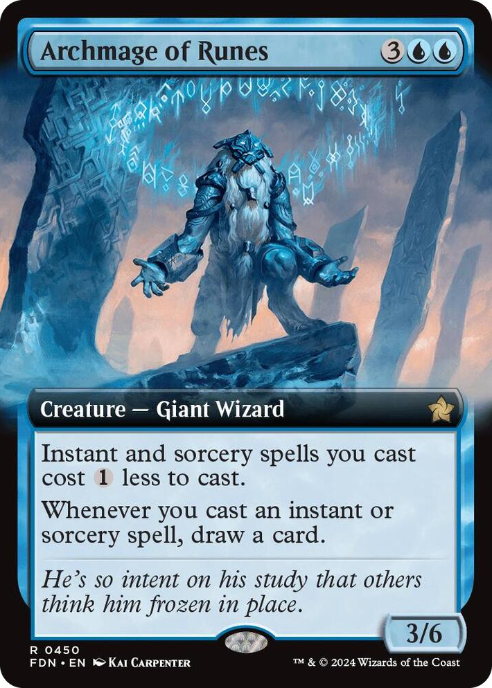 0450 Archmage of Runes (Extended Art) R Foundations