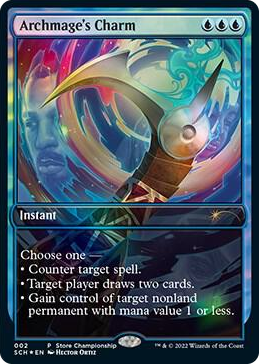 0002 Archmage's Charm P Game Day & Store Championship Promos