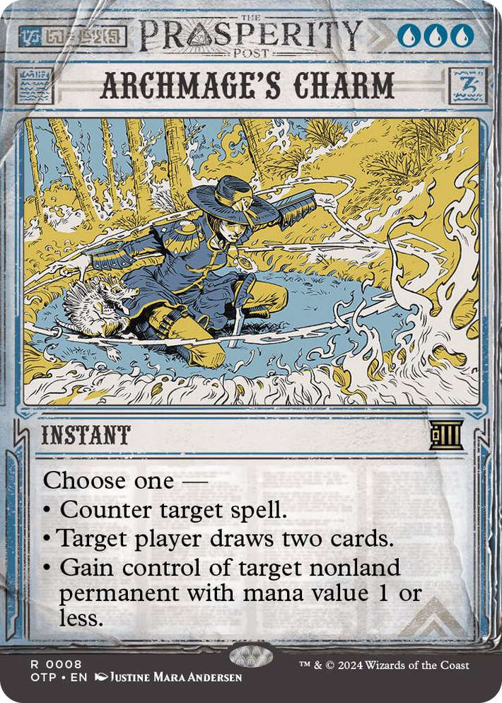 0008 Archmage's Charm R Outlaws of Thunder Junction: Breaking News