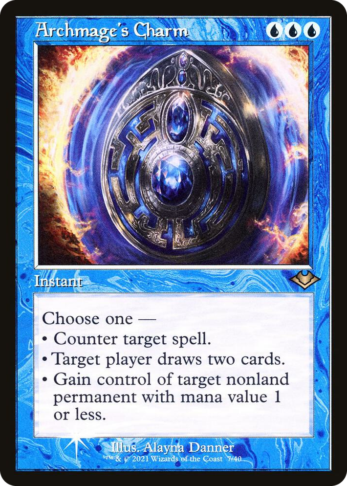 0007 Archmage's Charm (Retro Frame) R Modern Horizons