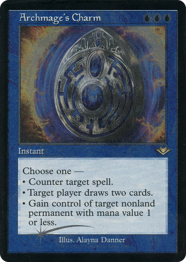 0007 Archmage's Charm (Retro Frame) (Foil Etched) R Modern Horizons