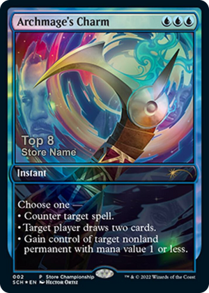 0002 Archmage's Charm (Top 8) P Game Day & Store Championship Promos