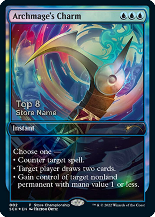 0002 Archmage's Charm (Top 8) P Game Day & Store Championship Promos