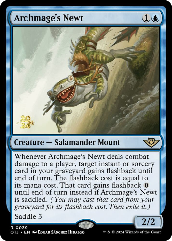 0039 Archmage's Newt R Prerelease Cards