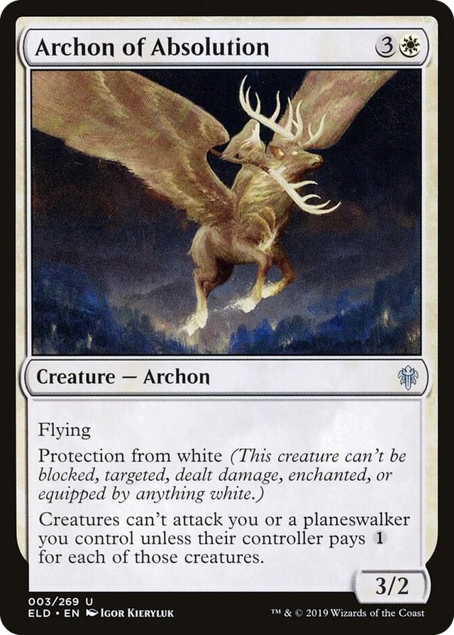 0003 Archon of Absolution U Throne of Eldraine