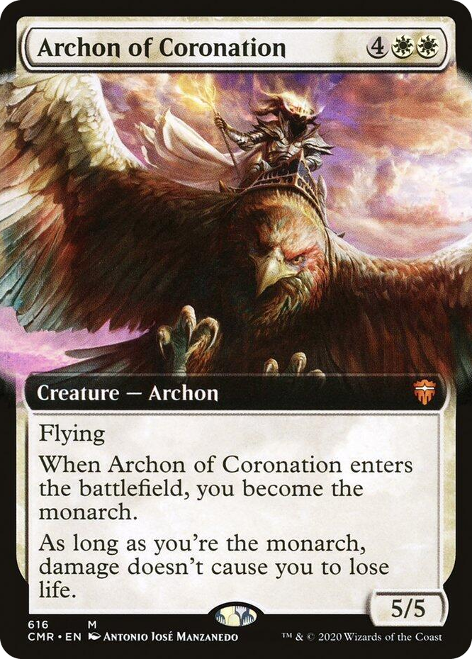 0616 Archon of Coronation (Extended Art) M Commander Legends