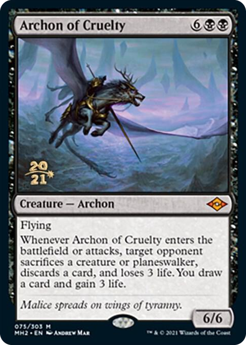 Archon of Cruelty #75 M - Prerelease Cards Pokemon card