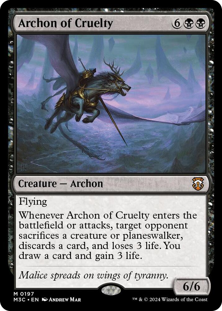 0197 Archon of Cruelty M Commander: Modern Horizons 3