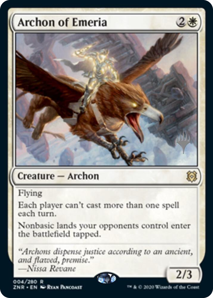 0004 Archon of Emeria R Promo Pack: Zendikar Rising