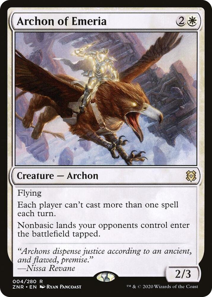 0004 Archon of Emeria R Zendikar Rising
