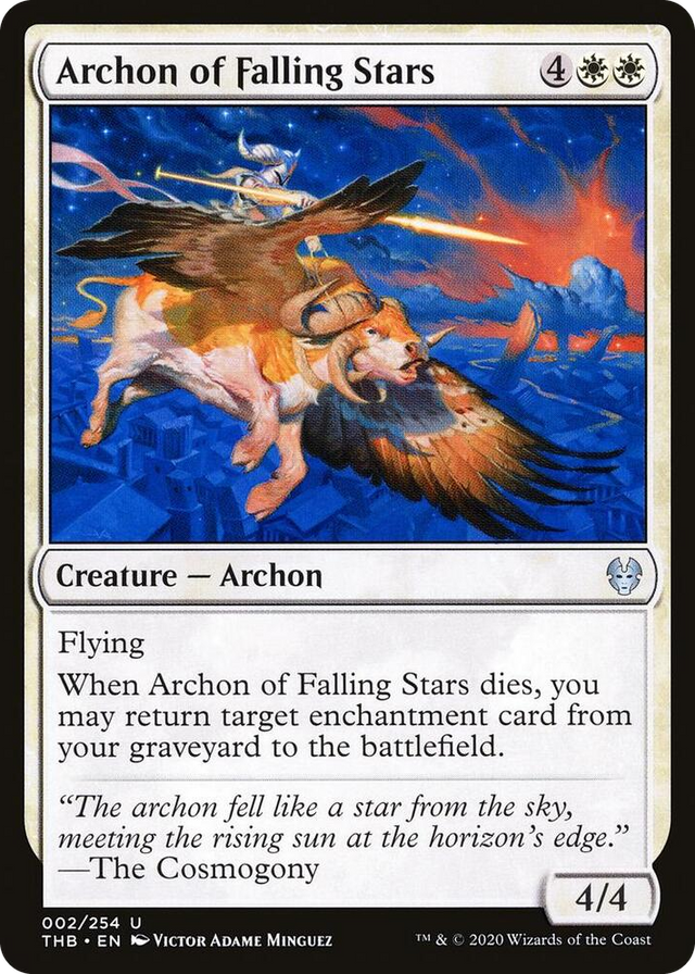 0002 Archon of Falling Stars U Theros Beyond Death