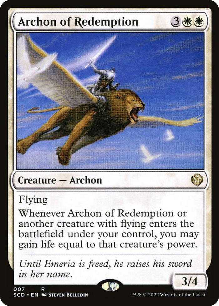 Archon of Redemption #7 R - Starter Commander Decks Pokemon card