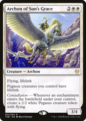 0003 Archon of Sun's Grace R Promo Pack: Theros Beyond Death