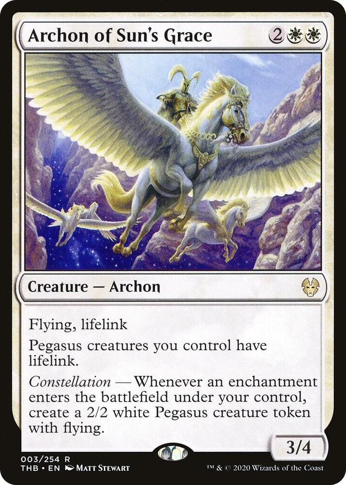 0003 Archon of Sun's Grace R Theros Beyond Death