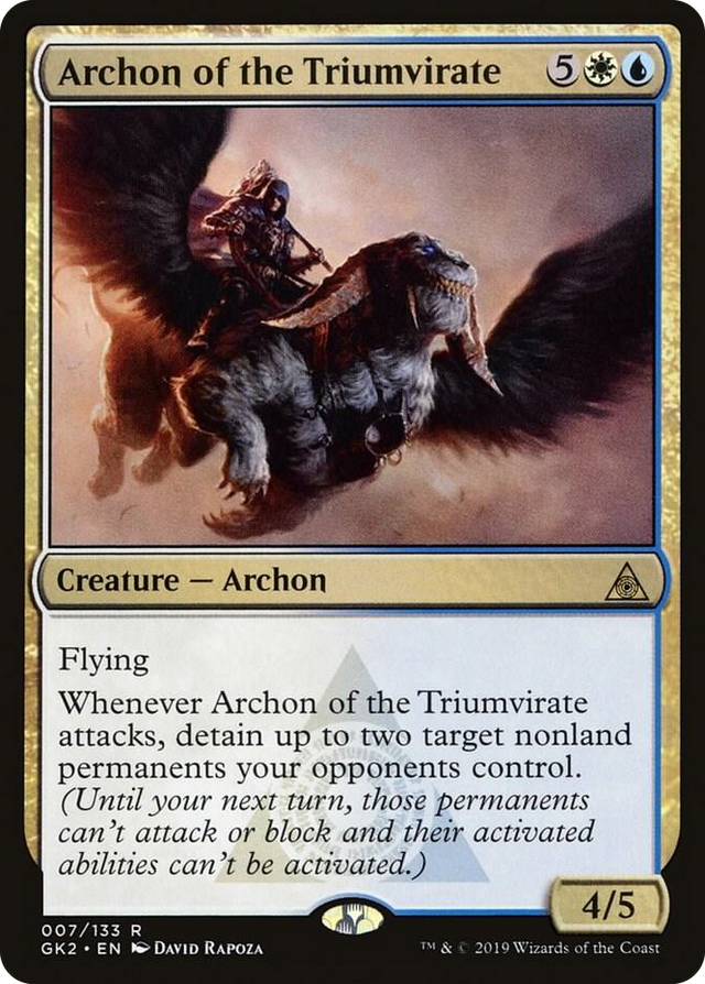 0007 Archon of the Triumvirate R Ravnica Allegiance: Guild Kits