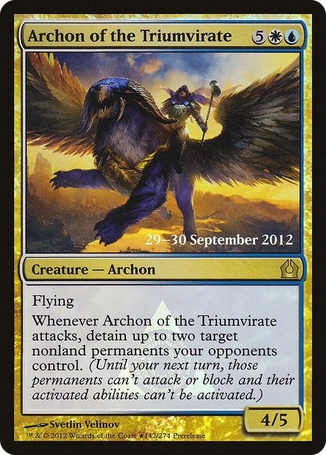 0142 Archon of the Triumvirate P Prerelease Cards