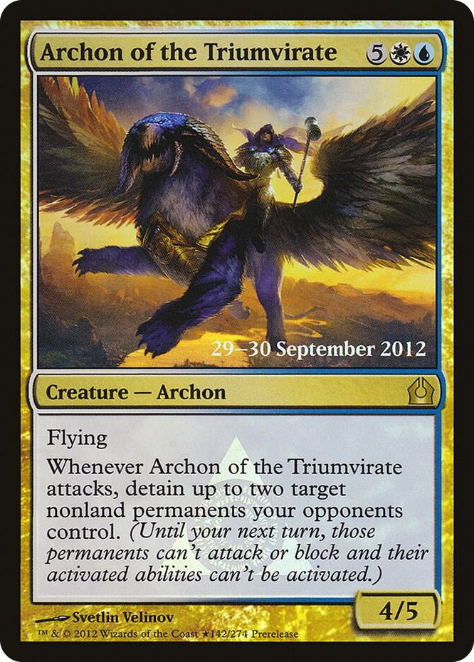Archon of the Triumvirate #142 P - Prerelease Cards Pokemon card