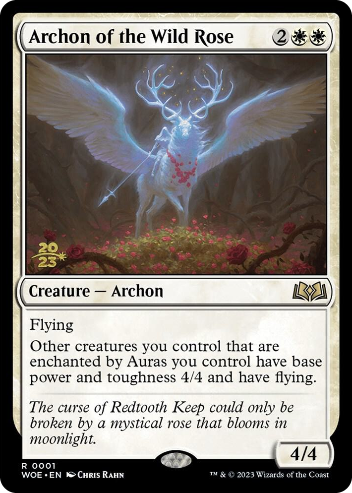 0001 Archon of the Wild Rose R Prerelease Cards