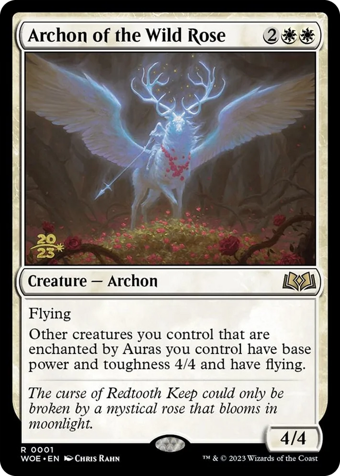 0001 Archon of the Wild Rose R Prerelease Cards