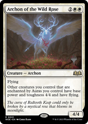 0001 Archon of the Wild Rose R Promo Pack: Wilds of Eldraine