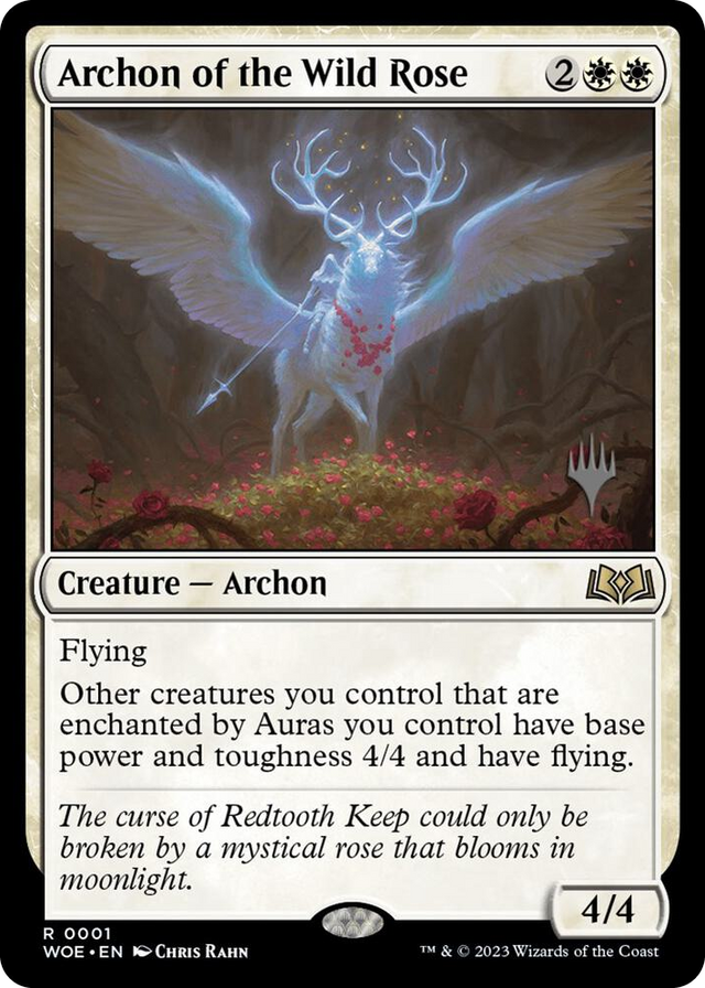 0001 Archon of the Wild Rose R Promo Pack: Wilds of Eldraine