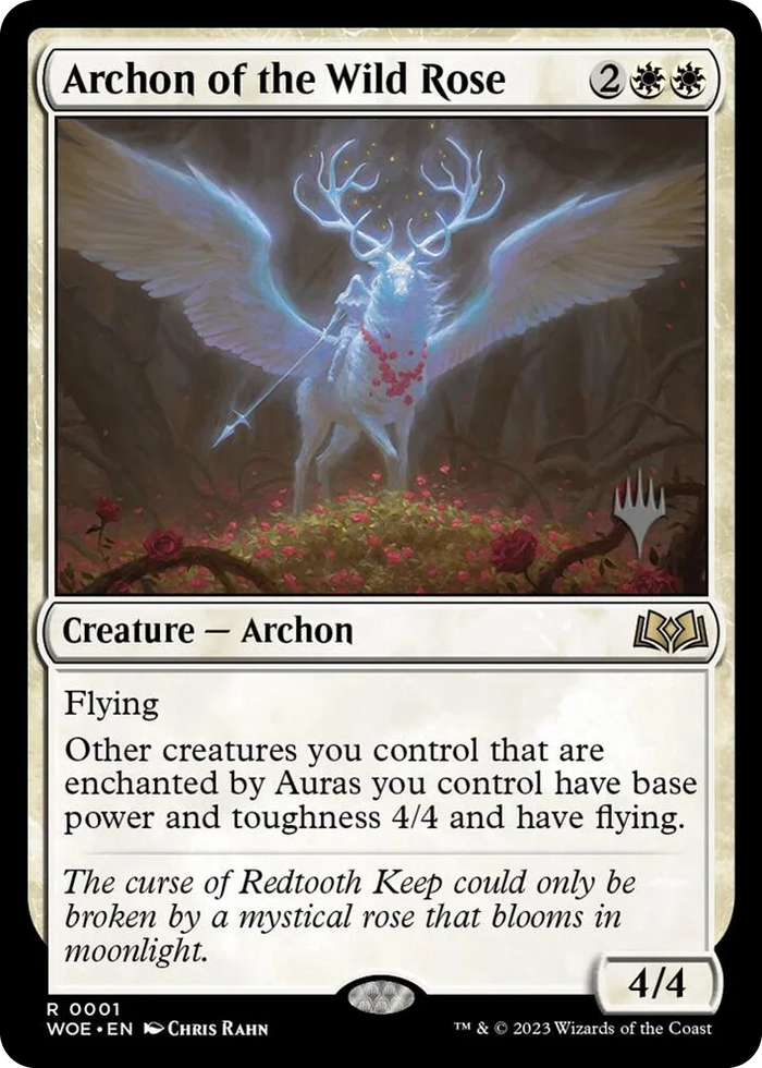 0001 Archon of the Wild Rose R Promo Pack: Wilds of Eldraine