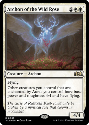 0001 Archon of the Wild Rose R Wilds of Eldraine