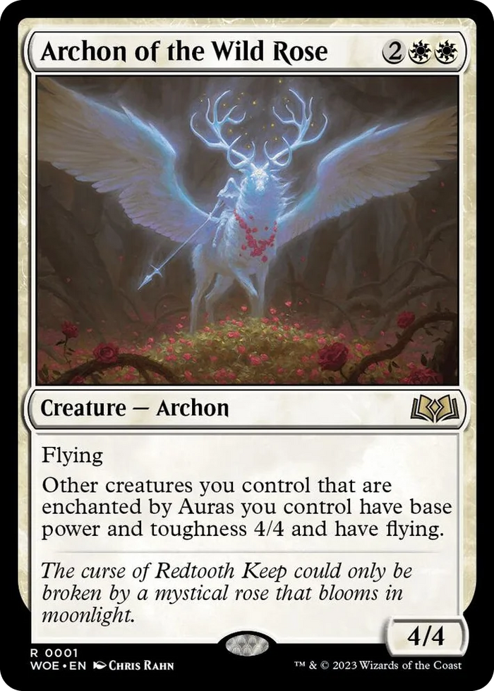 0001 Archon of the Wild Rose R Wilds of Eldraine