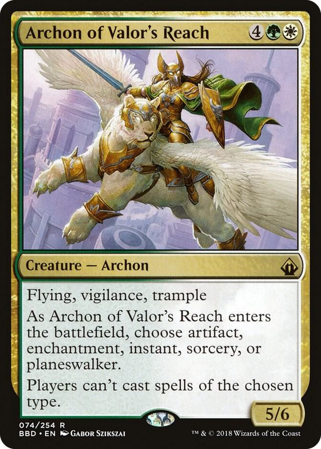 0074 Archon of Valor's Reach R Battlebond