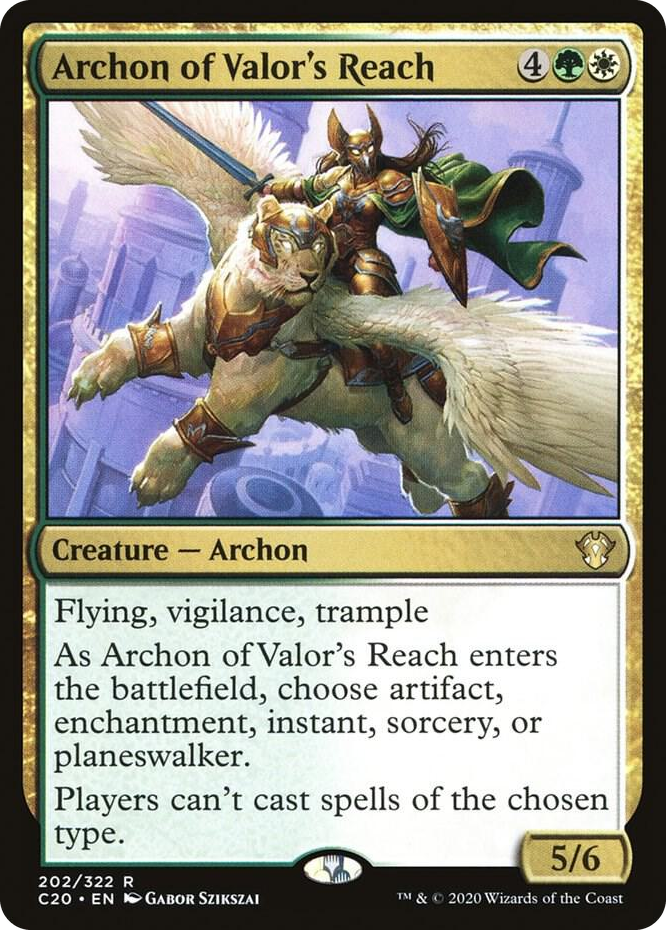 0202 Archon of Valor's Reach R Commander 2020