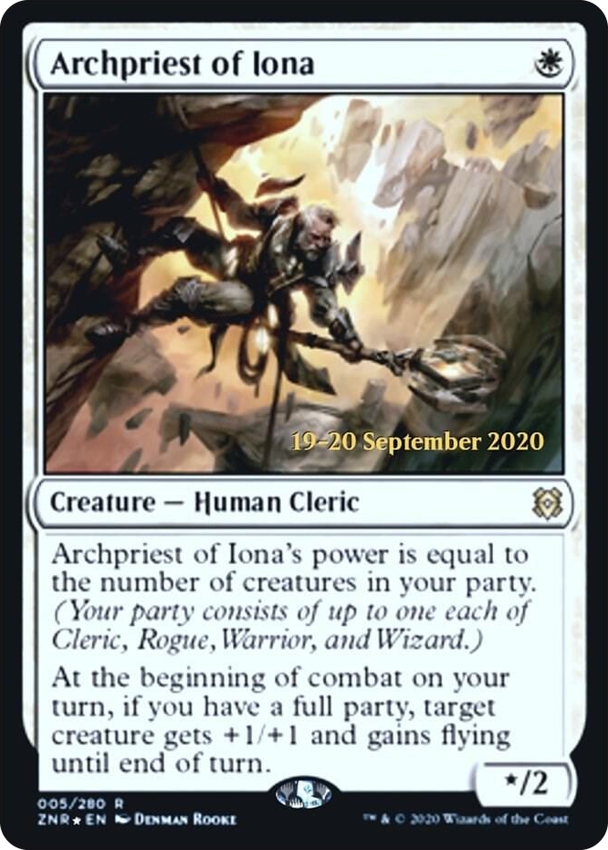 0005 Archpriest of Iona R Prerelease Cards