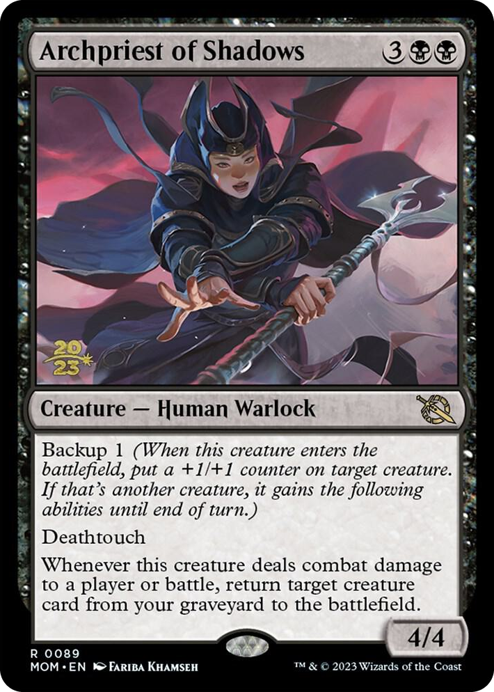 0089 Archpriest of Shadows R Prerelease Cards