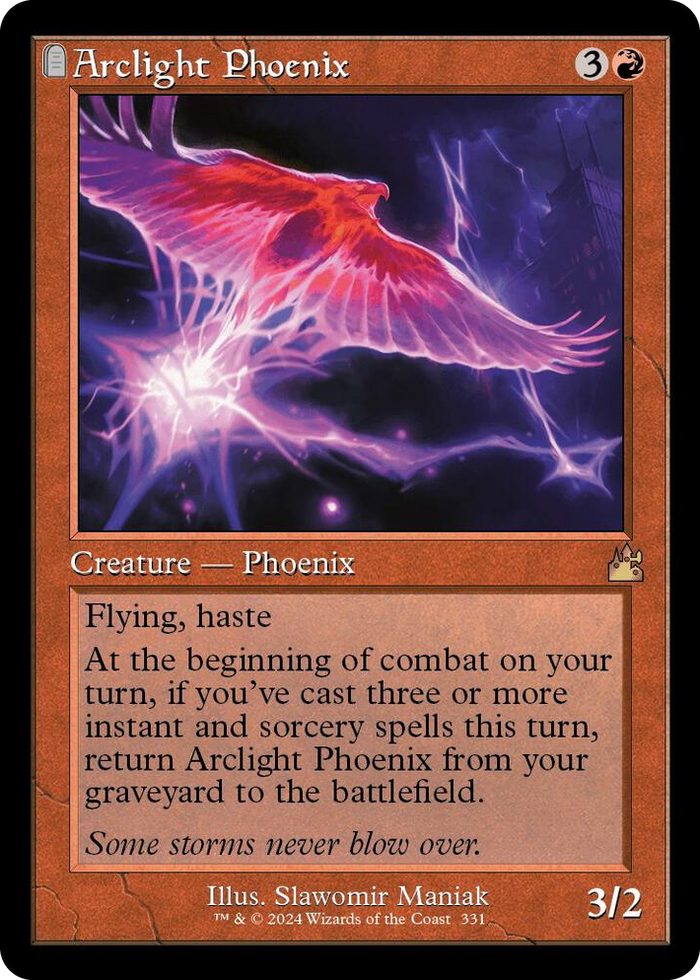 Arclight Phoenix (Retro Frame) #331 R - Ravnica Remastered Pokemon card