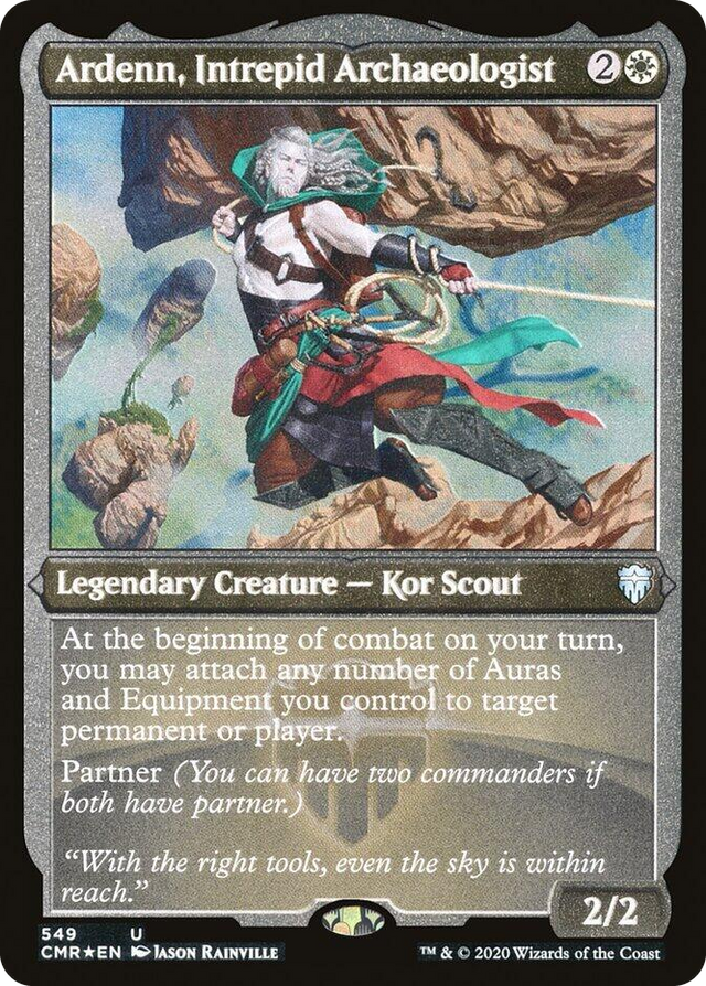 0549 Ardenn, Intrepid Archaeologist (Foil Etched) U Commander Legends