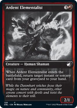 0128 Ardent Elementalist C Innistrad: Double Feature