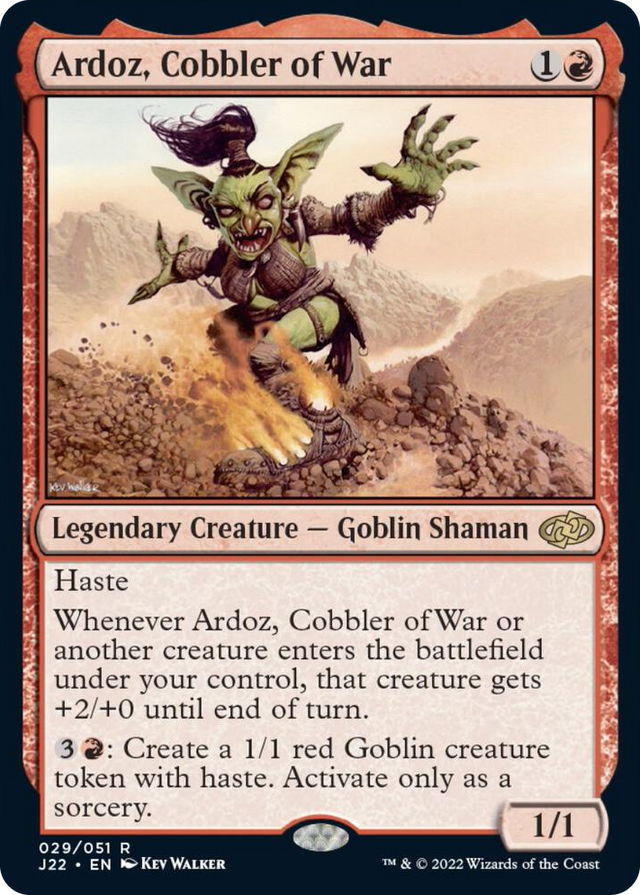 0029 Ardoz, Cobbler of War R Jumpstart 2022