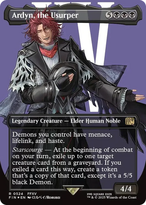 0524 Ardyn, the Usurper (0524) (Borderless) (Surge Foil) R FINAL FANTASY