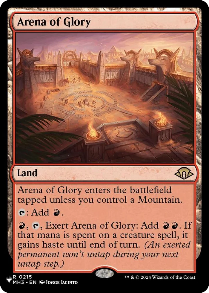 0215 Arena of Glory R The List Reprints