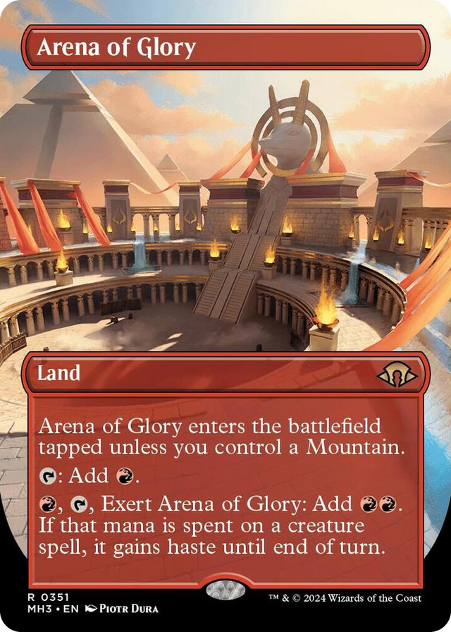 0351 Arena of Glory (Borderless) R Modern Horizons 3