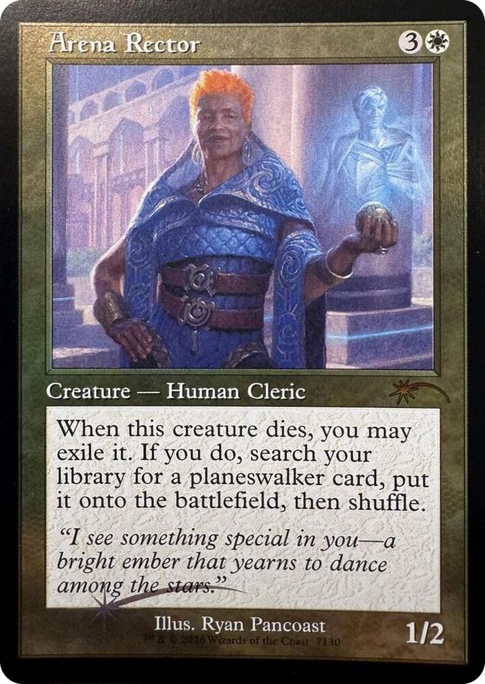 Arena Rector (Retro Frame) #7130 M - Secret Lair Drop Series Pokemon card